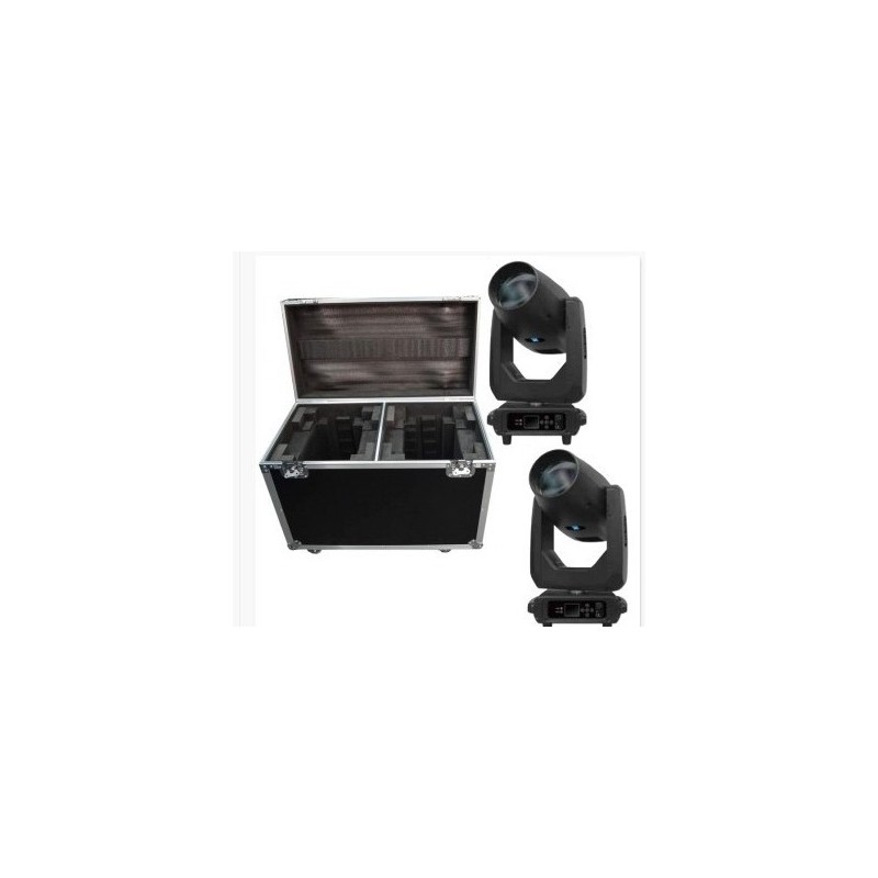 BIG DIPPER BD-LB380BSWK KIT 2 X BSW380 MOVING HEAD + FLIGHT CASE