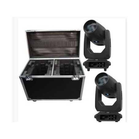 BIG DIPPER BD-LB380BSWK KIT 2 X BSW380 MOVING HEAD + FLIGHT CASE