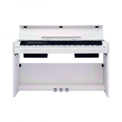 MEDELI Piano digital de 88 teclas CP-203-WH con acción de martillo graduado Blanco Natural
