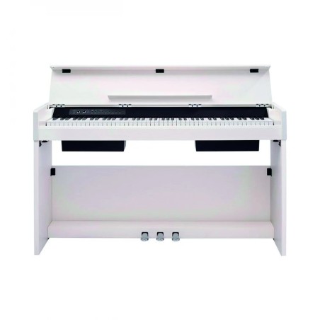 MEDELI Piano digital de 88 teclas CP-203-WH con acción de martillo graduado Blanco Natural
