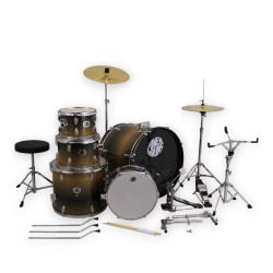 POWERDRUMS  Set de batería acústica  CPJ-5 FKY - Yellow
