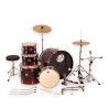 POWERDRUMS Set de batería acústica CPJ-5 FKR - Red