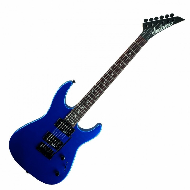 JACKSON Guitarra eléctrica Dinky JS12 24 trastes color azul metalizado