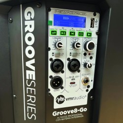 WMR Parlante portátil con bluetooth Groove 8 GO  para música, voces, guitarras, teclados y batería electrónica