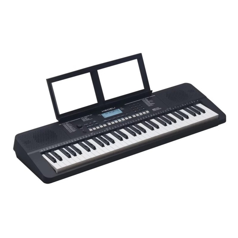 MEDELI Teclado de 5 octavas  MK110 BK 61 Teclas Sensitivas Color Negro