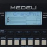 MEDELI Teclado de 5 octavas  MK110 BK 61 Teclas Sensitivas Color Negro