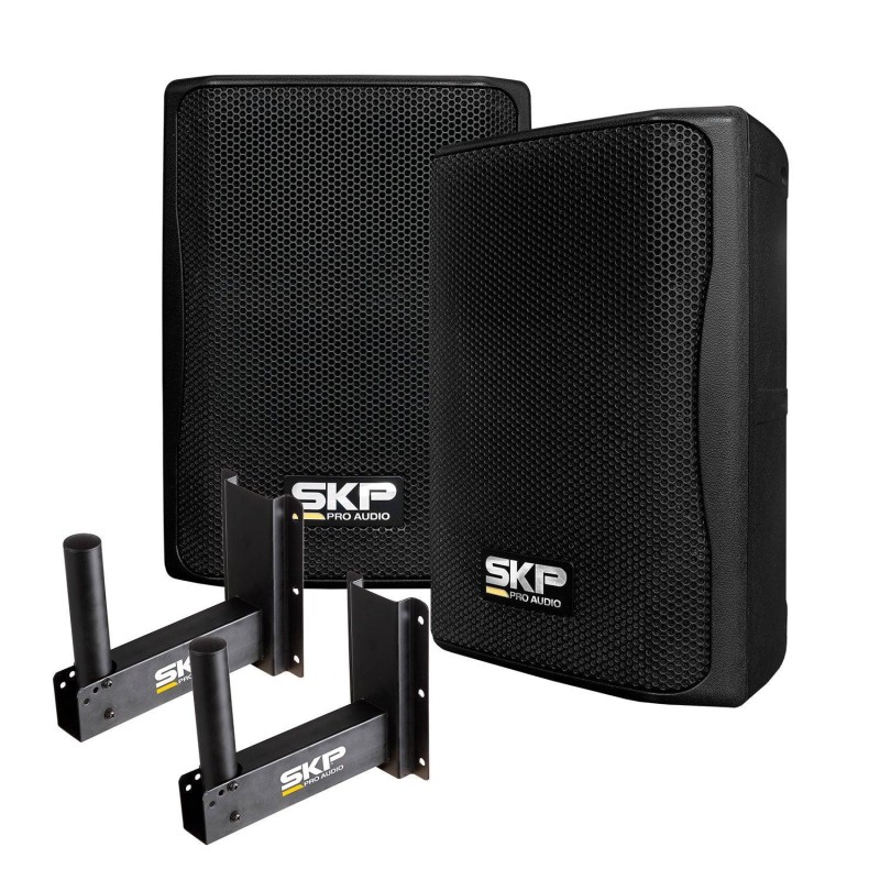 SKP  Par de parlantes más Soporte de Muro SK 208Px