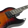 WOTAN Guitarra Eléctrica Balder-vs Tipo LP Vintage Sunburst