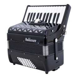 BALDASSARE Acordeón 48 bajos color negro - 2352 BK